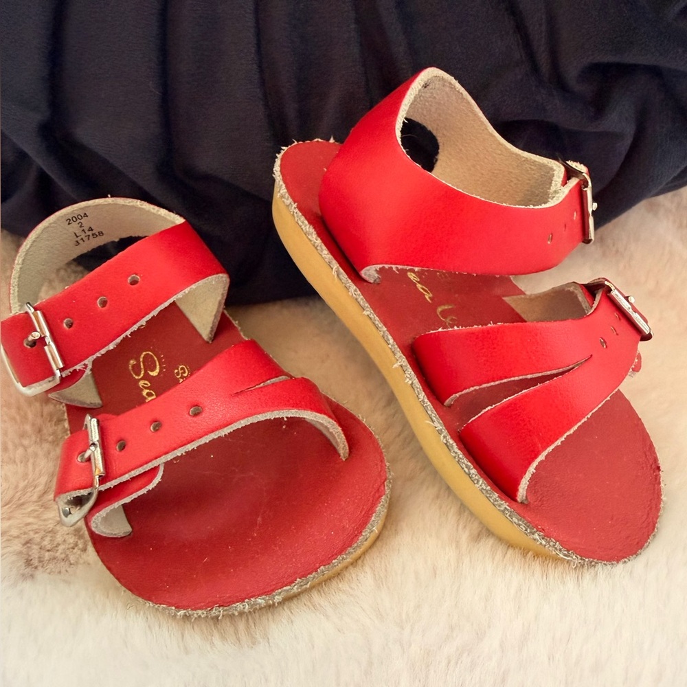 Salt Water Sandals by Hoy Red Kids Sandals